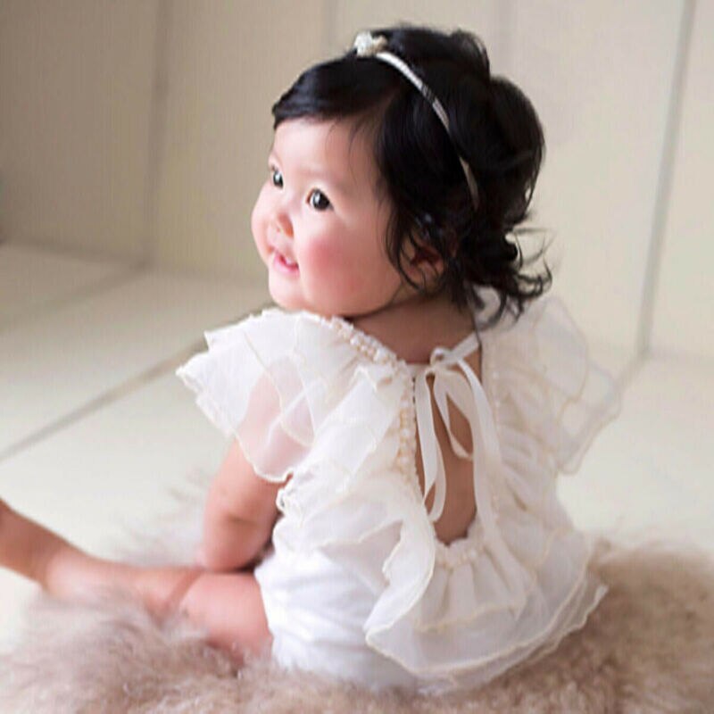 Summer Baby Clothing Newborn Baby Girl Pearl