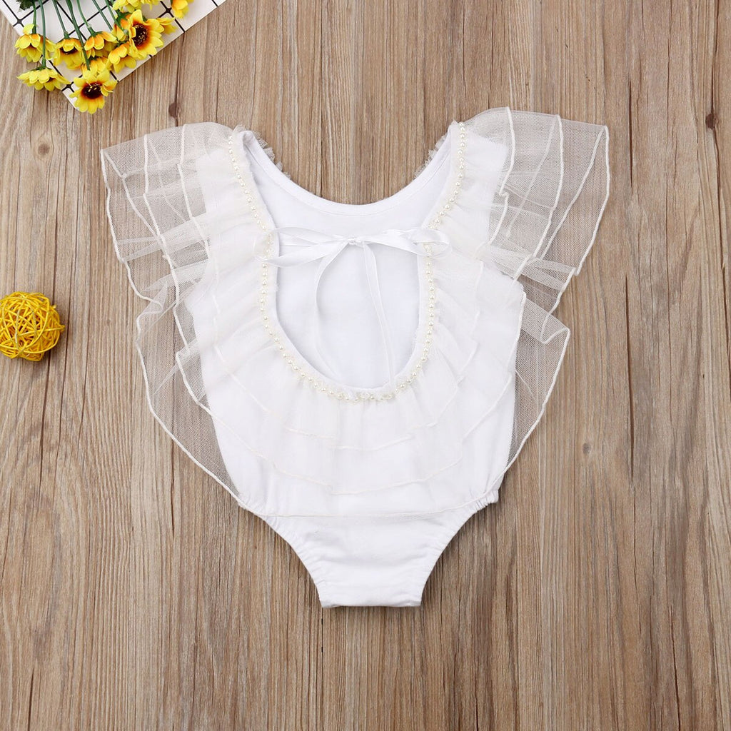 Summer Baby Clothing Newborn Baby Girl Pearl