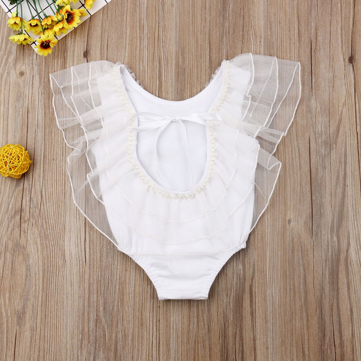 Summer Baby Clothing Newborn Baby Girl Pearl