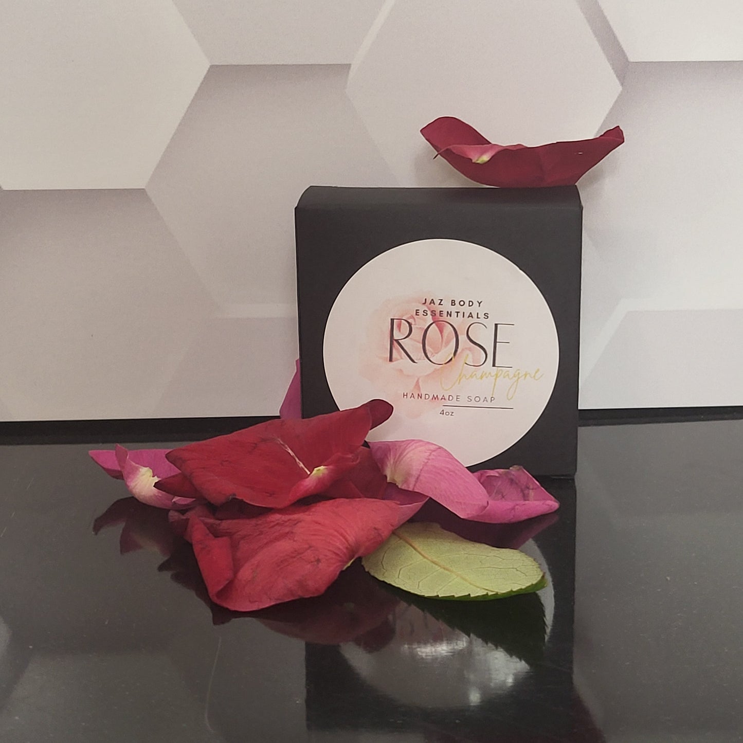 JAZ Body Essentials Champagne Roses Shea Butter Soap Bar