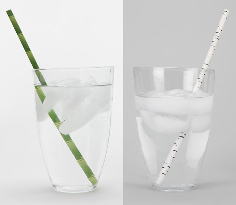 Tiki Paper Straws by Kikkerland