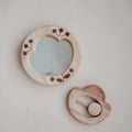 QToys Australia (USA) Flower rattle and baby mirror set